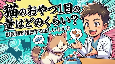 猫のおやつ1日の量はどのくらい？獣医師が推奨する正しい与え方