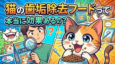 猫の歯垢除去フードって本当に効果あるの？