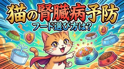 猫の腎臓病予防、フード選び方は？
