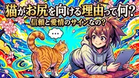 猫がお尻を向ける理由って何？信頼と愛情のサインなの？