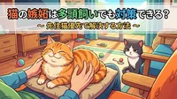 猫の嫉妬は多頭飼いでも対策できる？先住猫優先で解決する方法