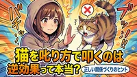 猫を叱り方で叩くのは逆効果って本当？