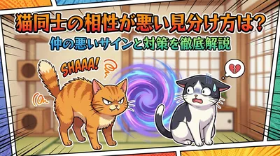 猫同士の相性が悪い見分け方は？仲の悪いサインと対策を徹底解説