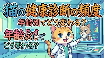 猫の健康診断の頻度は年齢別でどう変わる？