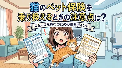 猫のペット保険を乗り換えるときの注意点は？