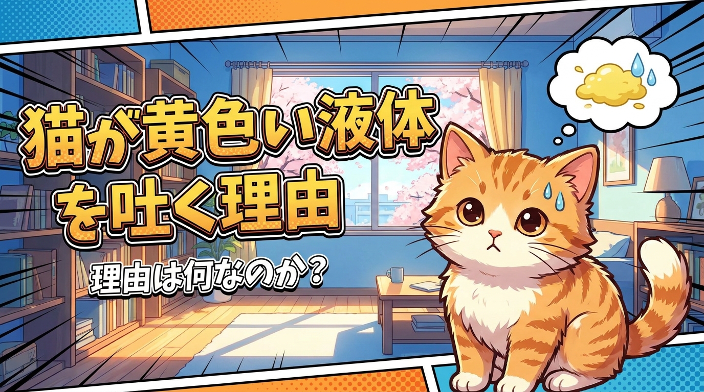猫が黄色い液体を吐く理由は何なのか?