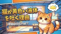 猫が黄色い液体を吐く理由は何なのか？