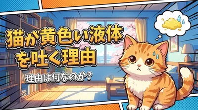 猫が黄色い液体を吐く理由は何なのか？