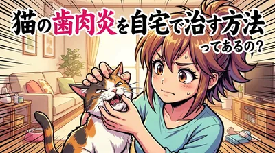 猫の歯肉炎を自宅で治す方法ってあるの？