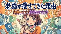 老猫が痩せてきた理由は年齢のせい？病気のサイン？