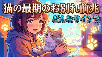 猫の最期のお別れ前兆ってどんなサイン？