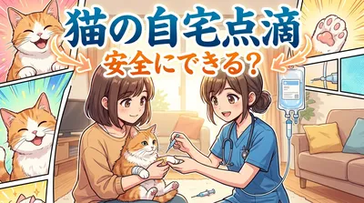 猫の自宅点滴のやり方は安全にできる？