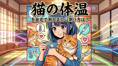 猫の体温を自宅で測る正しい測り方は？