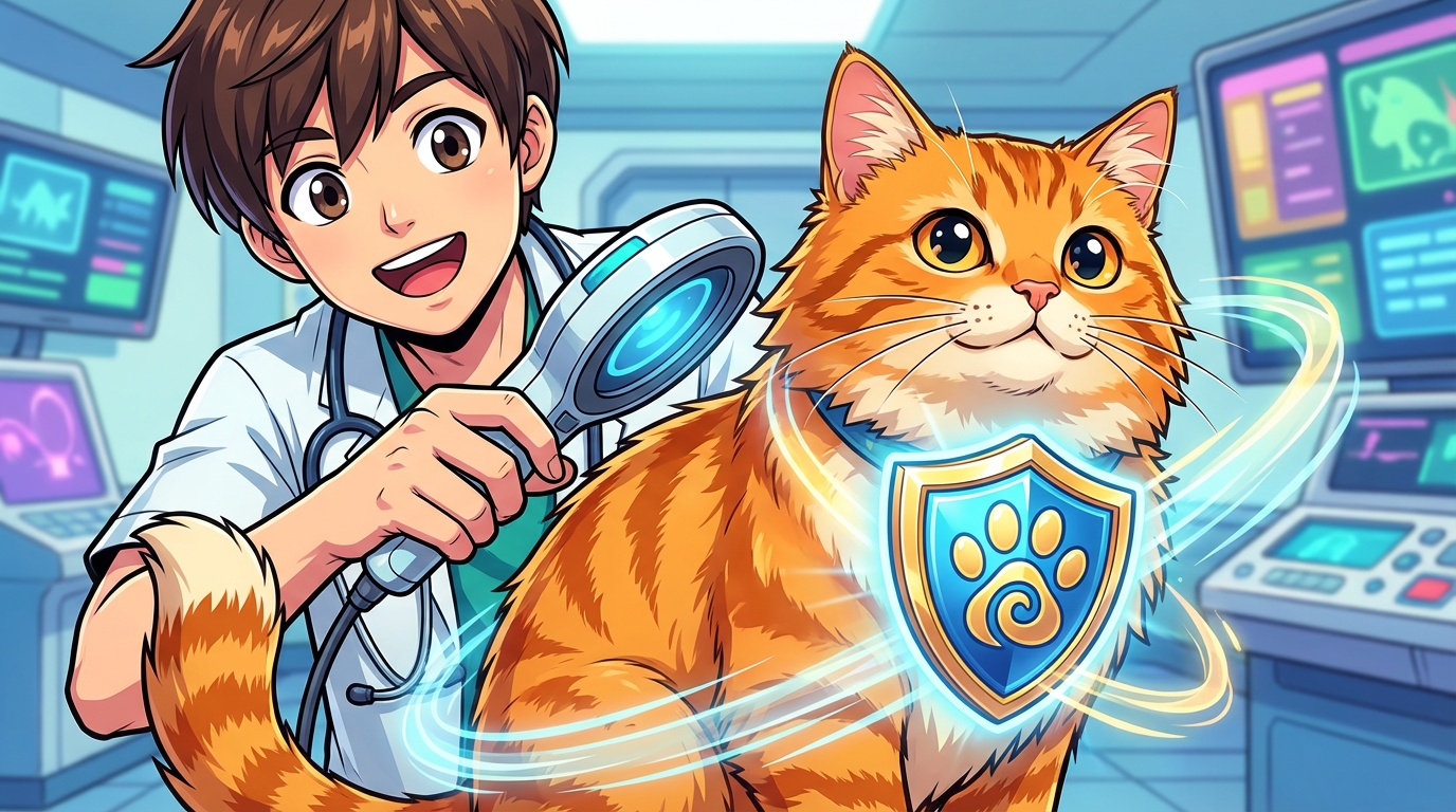 愛猫の命と安全を生涯守る「見えないお守り」です