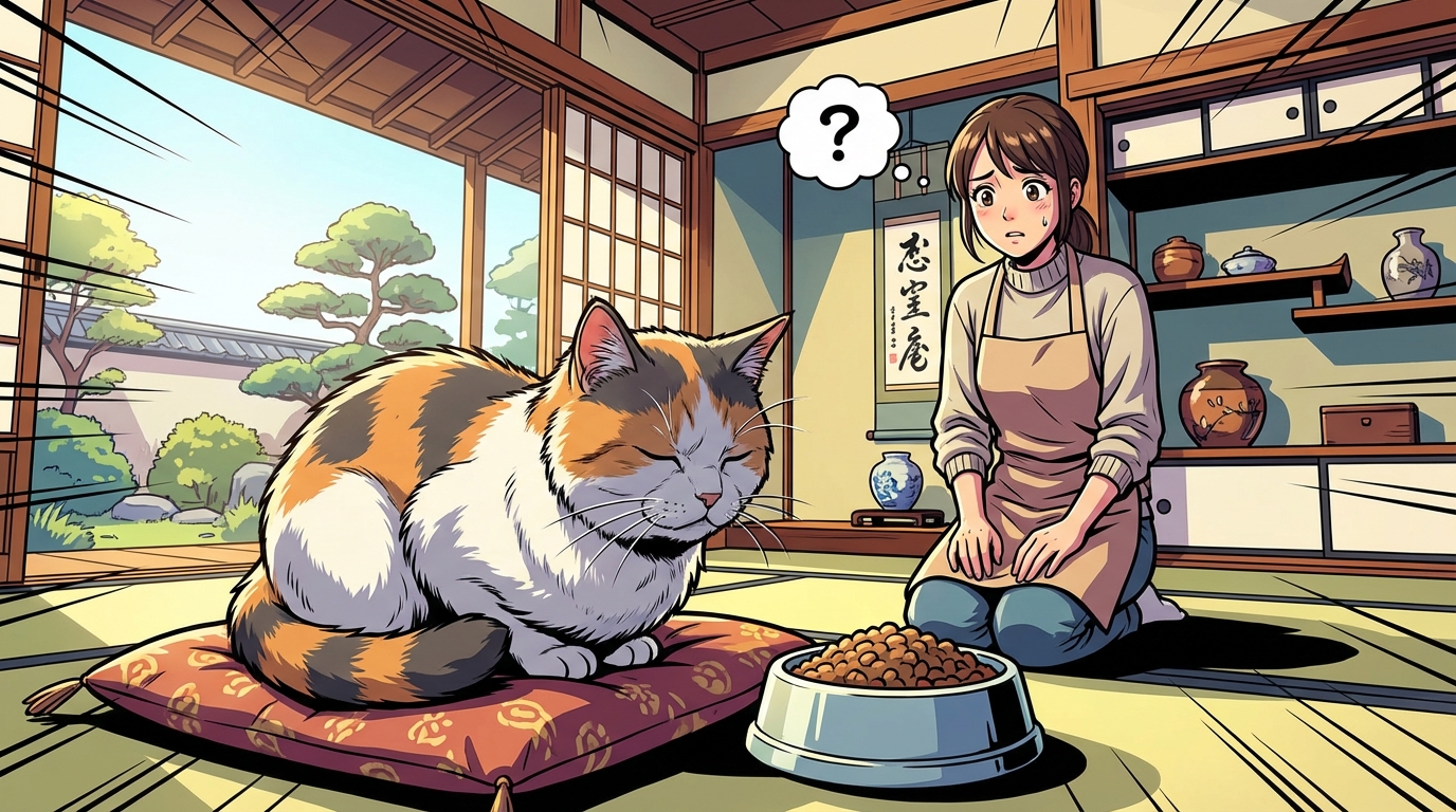 高齢の猫が餌を食べない原因は加齢や病気のサインかも？