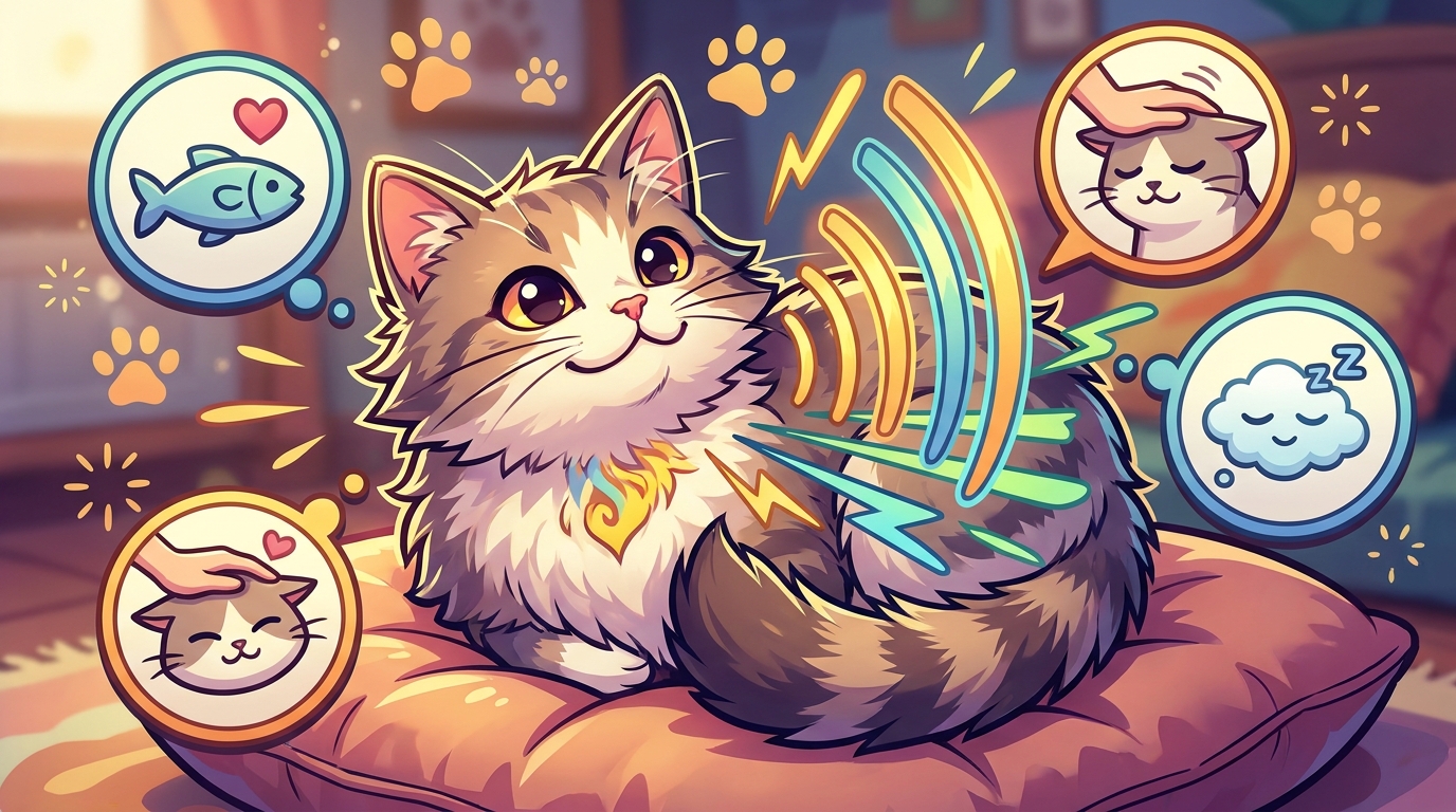 猫が喉を鳴らすのは3つの気持ちを表現している