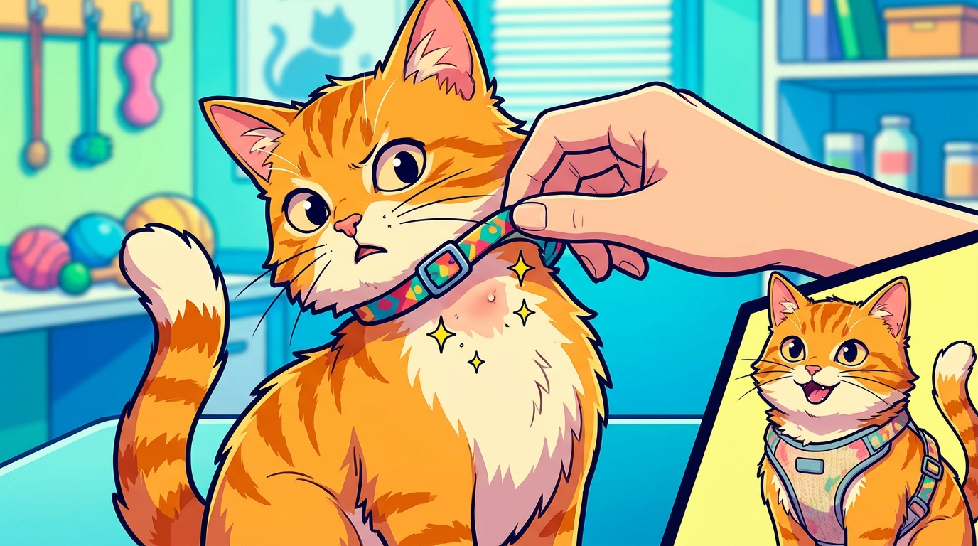 猫の首輪ハゲは、正しい対策で予防できます！