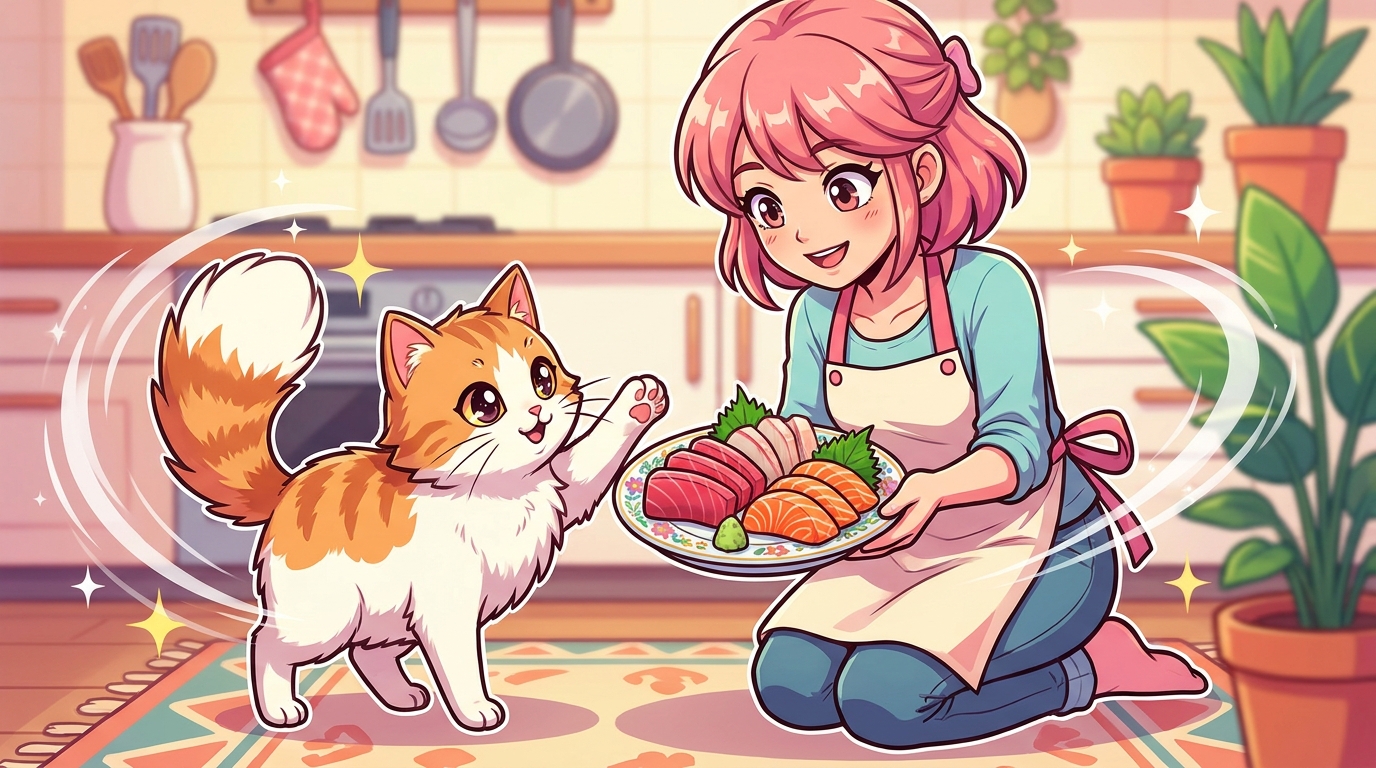 猫に与えていい刺身の種類は？