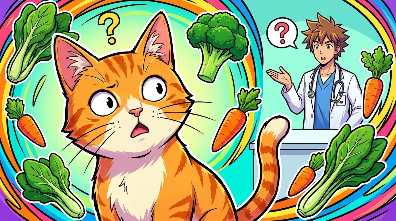 猫に野菜は必須ではない！その理由は完全肉食にあり