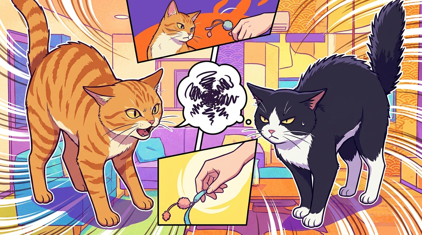 猫同士の相性が悪いときの明確なサイン