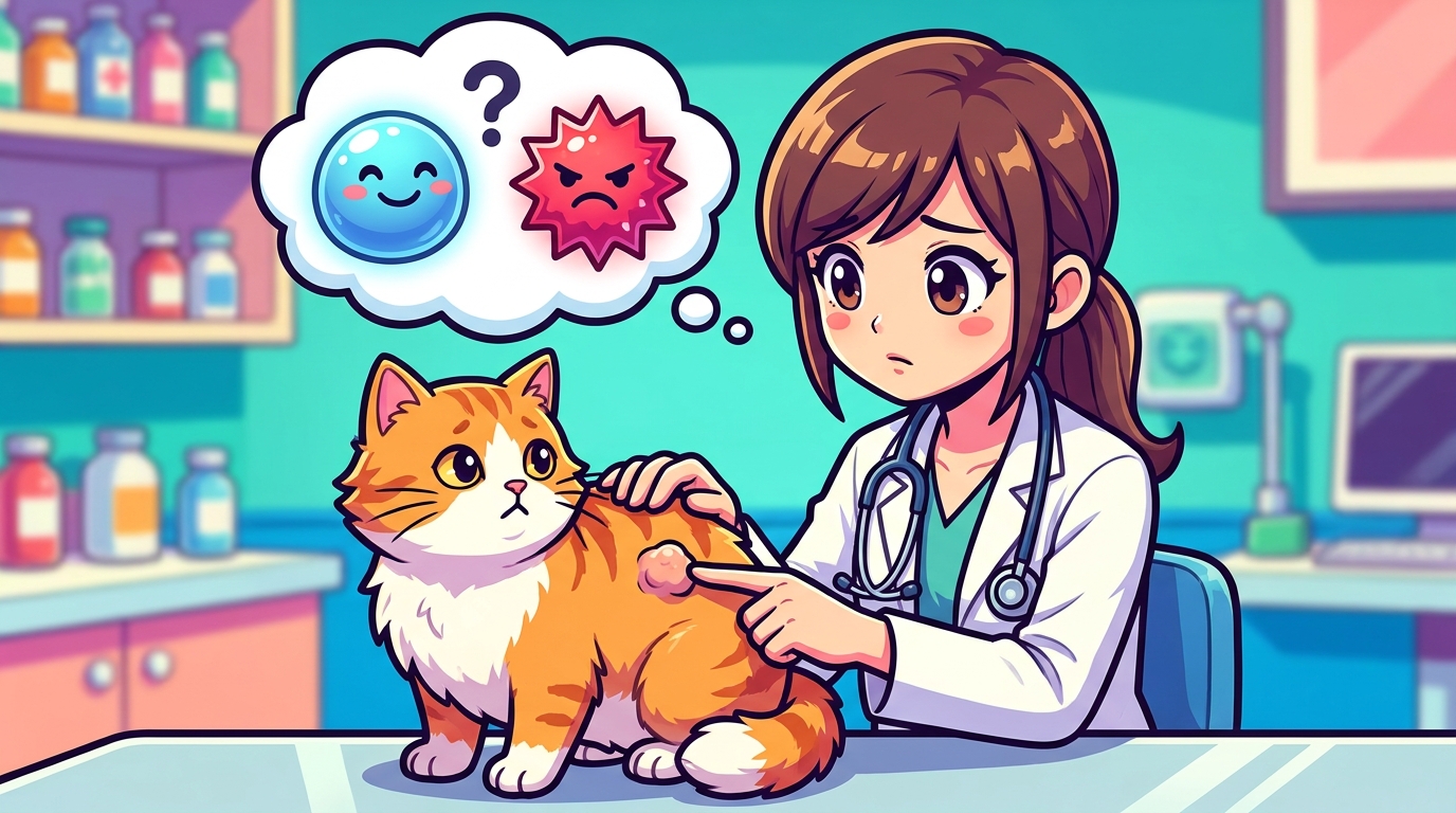 猫の動くしこり=良性は大間違い