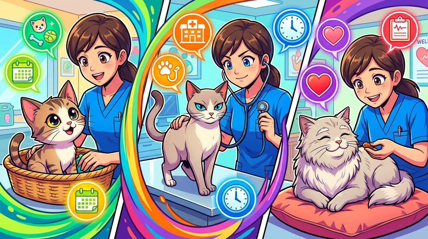 猫の健康診断は年齢で頻度が全く違う!