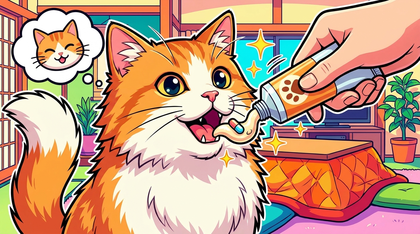 チュールは猫の投薬に最高の味方です